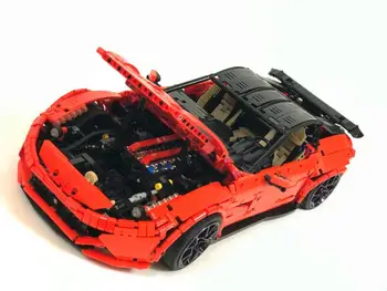 Technologijų kūrimo bloką ss-41271 F12 nuotolinio valdymo super automobilių sporto lenktynių asamblėjos žaislas automobilio modelį berniuko gimtadienio dovana