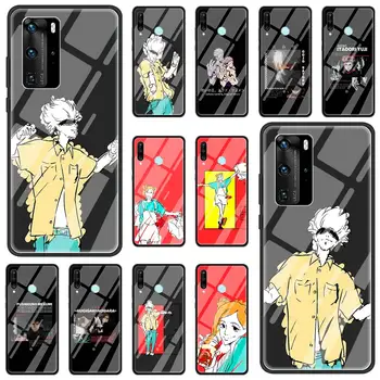Telefoną Atveju Huawei P Smart Z 2019 30 Lite P40 P20 Pro P10 2021 5G Grūdintas Stiklas, Korpuso Dangtelis Japonijos Anime Džiudžiutsu Kaisen