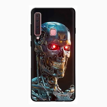 Terminatorius minkštas telefono dėklas Samsung Galaxy A3 A5 A6 Plius A7 A8 A9 A10 A30 A40 A50 A70 J6