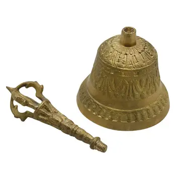 Tibeto Budizmo Meditacijos Bell Ir Dorje Nustatyti Shiplies Extra Loud Multi-Purpose Ranka Paskambinti Varpeliu