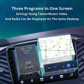 TIEBRO 2din Android10 Automobilio Radijo TOYOTA Fortuner Hilux 2007-Automobilių Pažangi Sistema, magnetofonas GPS Navigacija, DVD, DVR