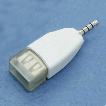 Tinka Automobilis Naujas Konverteris Adapteris USB 2.0 Moterų 3,5 mm Male AUX Audio Patvarus Automobilis Kištuko Lizdas