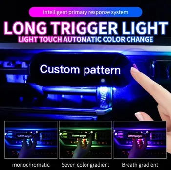 [Tinkinti] LED Automobilių Aromaterapija Atmosfera Lengvųjų Automobilių Oro Ventiliacijos Angos, LED Oro Gaiviklis Kvepalai Mini Kvepalų Logotipą, lempos
