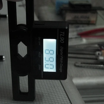 TL90 Skaitmeninis Žingsnio Matuoklis Backlight LCD Ekranas Menčių Kampo Matavimo Įrankis G32C