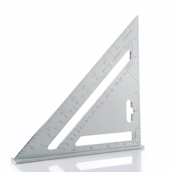 Trikampio Taisyklė 90 Laipsnių Sustorėjimas Kampas Taisyklė Aliuminio Lydinio Dailidė Matavimo Aikštėje Valdovas Išdėstymo Įrankis Matavimo Įrankis