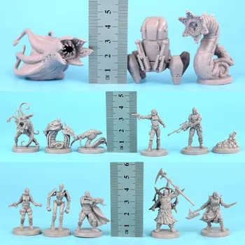 TRPG stalo žaidimas, mokslinės Fantastikos kosmoso karo Kopa miniatiūros Imperatorius Fremen žmogaus karys robotas sandworm monstras modeliai duomenys