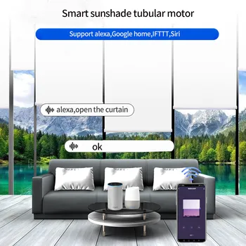 Tuya Wifi Užuolaidų Motorinių RF433 Smartlife App 