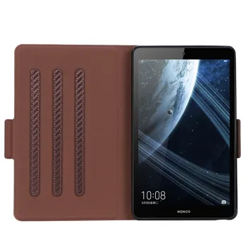 Ultra Slim Atveju, Huawei MediaPad M5 lite 8.0 JDN2-AL00/W09 Tablet Anglies Pluošto, Odos Padengti Huawei M5 lite 8 colių + Rašiklis