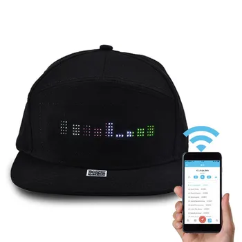 Unisex LED Ekranas Bžūp Smartfon App Kontroliuojamos Švytėjimas 