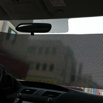 Universalus Košė Ištraukiama Automobilio priekinio Stiklo Skydelis nuo Saulės Pavėsyje, Auto Priekiniai Galinio Šoninio Lango Žaliuzės nuo Saulės Atspalvių Anti UV Stoglangis
