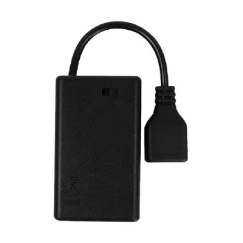USB Kabelis, Baterija Atveju Led Šviesos Suderinama Miesto Gatvės Vieno Žibinto Akumuliatoriaus Dėžutė USB Legoeds /Pin/ House 
