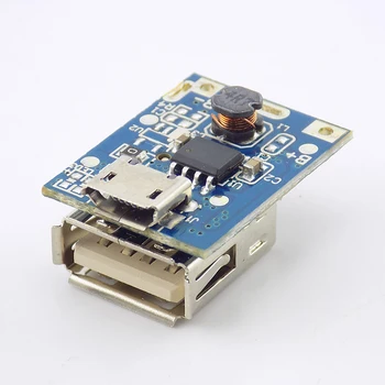 USB Maitinimo Modulis Li-Po, Li-ion Ličio 5V 1A Padidinti Žingsnis Iki Akumuliatoriaus Įkrovimo Apsaugos Valdybos LED Ekranas, 