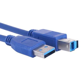 USB Spausdintuvo Kabelis 1m Perdavimo Adapteris, Laidas USB 3.0 Tipas A-B Male Duomenų Office Rūpintis Kompiuterių Reikmenys