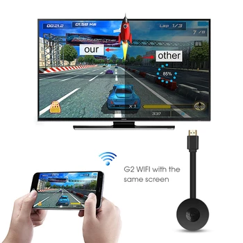 Už MiraScreen TV Stick Dongle Crome Mesti HDMI suderinamus WiFi Ekranas Imtuvo 