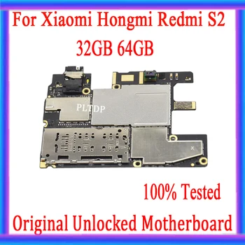 Už Xiaomi Hongmi S2 Redmi S2 plokštė 32GB 64GB Atrakinta Originalus su žetonų už Xiaomi Hongmi Redmi S2 Logika mainboard