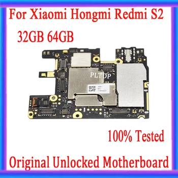 Už Xiaomi Hongmi S2 Redmi S2 plokštė 32GB 64GB Atrakinta Originalus su žetonų už Xiaomi Hongmi Redmi S2 Logika mainboard
