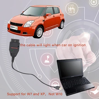 VAG K+CAN K Can Commander 1.4 PIC18F258 FTDI OBD2 OBD Automobilių Diagnostikos Auto Scanner Tool kabelis AUDI/V/Skoda/Seat