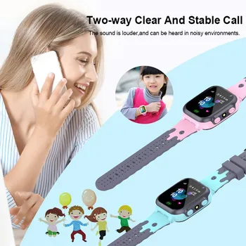 Vaikai laikrodžiai skambinti į Vaikų Smart Žiūrėti vaikams SOS Vandeniui Smartwatch Laikrodį SIM Kortelės buvimo Vietą Tracker vaikui žiūrėti berniukas mergaičių