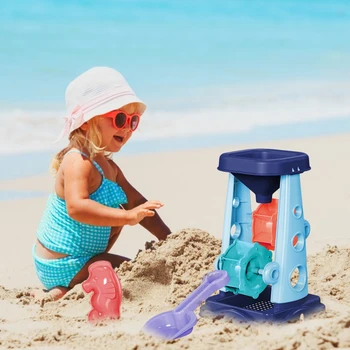 Vaikai Paplūdimio Žaislų Rinkinys Kūdikių Paplūdimys Smėlio Žaislas Nustatyti Kastuvu Rake Smėlio Paplūdimio Žaislai Vasarą Žaisti Kūdikių Lauko Žaidimų Žaisti Nešiojamų Žaislas