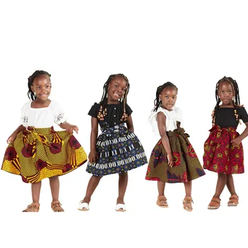 Vaikams Kūdikių DresseGirls Afrikos Dashiki 3D Skaitmeninio Spausdinimo Tvarstis Princesė Vasaros Suknelė Vaikų Suknelė Nišą Dizainas Nemokamas Pristatymas