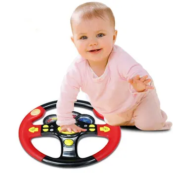 Vaikų Žaislas Simuliacinis Vairas Su Šviesos Copilots Apsimesti Žaisti Vairuotojo Ankstyvojo Ugdymo Garso Žaislų Kūdikiams, Vaikams, Dovanų