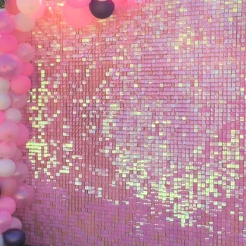 Vaivorykštės Pink Cotton Candy Spalvos Fone Glam Gliter Mirguliavimas China Skydas Sienos Vestuvių Šventės Švęsti Gimtadienio Fonas