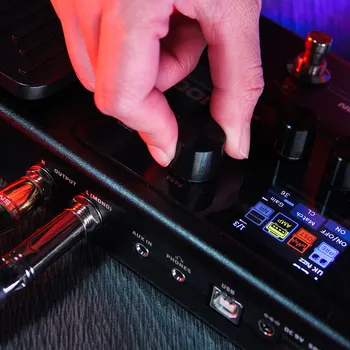 Valeton Gitara Įvairių Efektų Procesorius Pedalas su 140 Pastatytas Poveikis Looper IR OTG USB Multi Kalbos Žodžio Peda GP-100