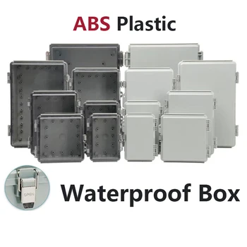Vandeniui atspari Plastikinė dėžutė Dėžutės ABS Lauko kabelių Paskirstymo Dėžutė Būsto Elektroninių ip67 Projekto Priemonė Atveju Elektros Projektas Dėžutę