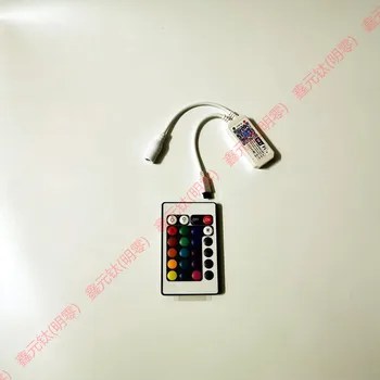 VARTOTOJO INSTRUKCIJA Mini Wifi LED valdiklis RGB RGBW 5-28v 100W 24key APP reguliatoriai Šviesumo intensyvumo spalvų kontrolė