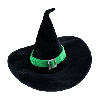Veliūras Ragana, Burtininkė Skrybėlę Hallowen Fancy Dress Šalies Kostiumų Priedai (Atsitiktinė Spalva)