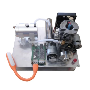 Vieno Cilindro 2-Taktų Oru Aušinamas Benzinas /Metanolis Variklio Generatoriaus Modelis Žaislas (Vieno Rakto Elektrinis Starteris, Galutinio Produkto)
