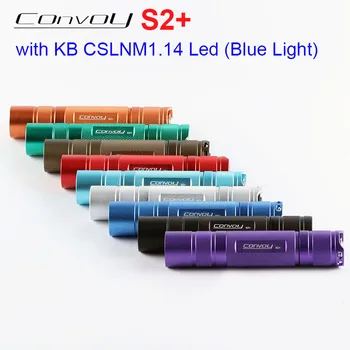 Vilkstinė S2 Plus su KB CSLNM1.14 Mėlynos Šviesos Led Linterna Fakelas 18650 Flash Šviesos Taktinis Lanterna Nešiojamų Lempos Mini Latarka