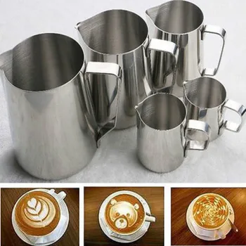 Virtuvės Amatų Espresso 350ML Nerūdijančio Plieno Kavos Putų Pieno Pieno Ąsotis