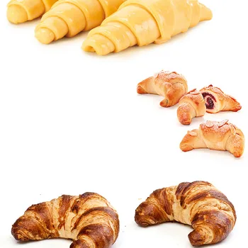 Virtuvės Dalykėlių Plastiko Croissant Cutter Pelėsių Roll Croissant Maker Mašina Duona Linijos Pelėsių Tešlos Lakšto Kepimo Pyragai, Bandelės, Įrankiai