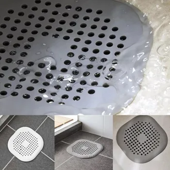Virtuvės kriauklė anti-užsikimšimo silikono grindų drenažo dangtelis vonios kambarys drenažo nutekėjimą plaukų filtras nutekėjimo ekranas