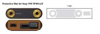 Viršuje ir Apačioje Apsauginė Plėvelė Sony Walkman NW-WM1Z WM1Z NW-WM1A WM1A