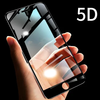 Visiškai Padengti Grūdinto Stiklo iPhone 11 Pro Max XR XS MAX XS 7 8 6 6S Screen Protector, iPhone X 10 8 7 Plius Apsauginis Stiklas