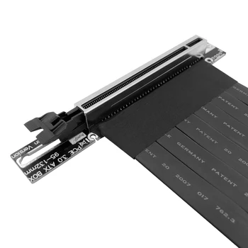 Visu Greičiu 3.0 PCIE X16 vaizdo plokštė Pratęsimo Kabelis Ekranuotas Kabelis Suderinamas su ATX Važiuoklės Phanteks Lianli MSI Adapteris