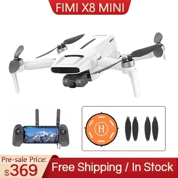 VMI X8 Mini Kamera, GPS Drone 3-ašis Gimble Tranai 8km 4k Profesinės Mini Drone Quadcopter 30min Nuotolinio Valdymo Sraigtasparnis