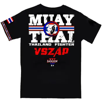 VSZAP Tailando bokso mokymo bokso sporto vyrų kovos marškinėliai trumpomis rankovėmis vasaros sporto transliacijos kovos menų vėjo MMA
