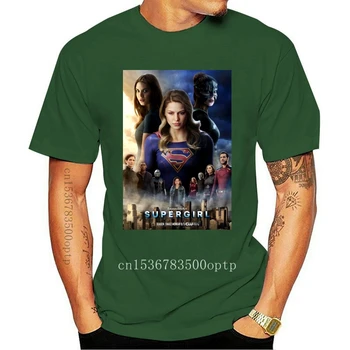Vyrai t-shirt Supergirl 3 Sezono Plakatas marškinėlius Moterims marškinėliai