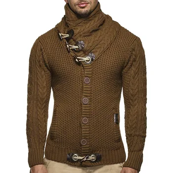 Vyras Megztiniai Drabužių Streetwear Golfo Megztinis Vyrams L XL ilgomis Rankovėmis Megzti Puloveriai Rudens Žiemos Minkštas Šiltas Pagrindinio