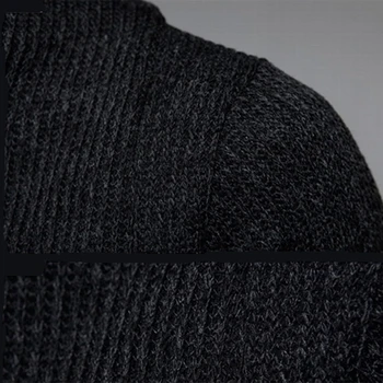 Vyriški Drabužiai Atsitiktinis Vyras Ilgai Cardigan Sweater Mens Slim susagstomi megztiniai Megztiniai Dryžuotas Mans drabužiai Vyrams Skara Apykaklės Viršūnės