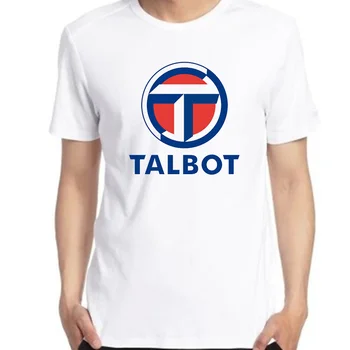 Vyriški Marškinėliai Talbot Logotipas Spausdinti Marškinėliai Britų Automobilių Kietas Dovana Tee Negabaritinių T marškiniai vyrams, drabužiai