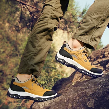 Vyriški sportiniai batai iš batų, lauko laisvalaikio bateliai, lengvi ir patogūs vaikščiojimo batai didelio dydžio porą shoes37-48