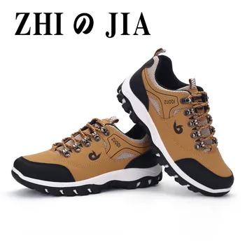 Vyriški sportiniai batai iš batų, lauko laisvalaikio bateliai, lengvi ir patogūs vaikščiojimo batai didelio dydžio porą shoes37-48