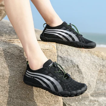 Vyriški vandens sportas batai, penkios-konservatyvusis plaukimo sportiniai bateliai berniukams basomis sandalai beach vaikščiojimo batai, kvėpuojantis, greitai džiūstantys batai