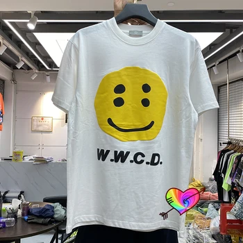 W. W. C. D T-shirt 2021SS Vyrų, Moterų, Aukštos Kokybės Muzikos Albumą Tee Logotipas Spausdinti Viršūnes W. W. C. D trumpomis Rankovėmis CPFM Kanye West