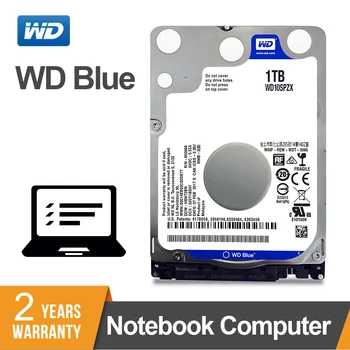 WD Western Digital Blue 1tb talpos hdd 2.5 SATA WD10SPZX diskoteka duro nešiojamas Vidaus Sabit Kietajame Diske Vidaus HD Nešiojamojo kompiuterio Standusis diskas