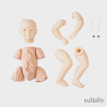 Witdiy Emmy 60CM Reborn baby lėlės rinkinys Unpainted reborn rinkinio, lėlės Reborn rinkinio tuščią dalys Tikroviška rinkinys